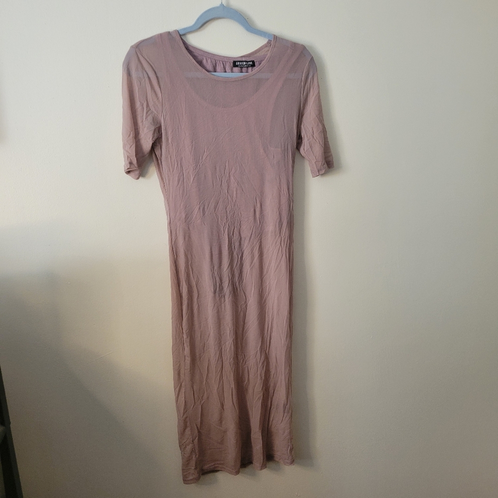 Fashion nova mesh midi dress